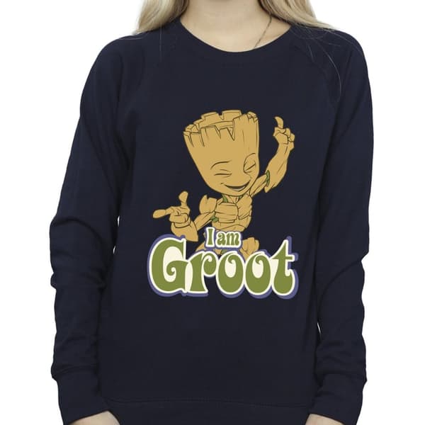 Guardians Of The Galaxy Womens/Ladies Groot Dancing Sweatshirt