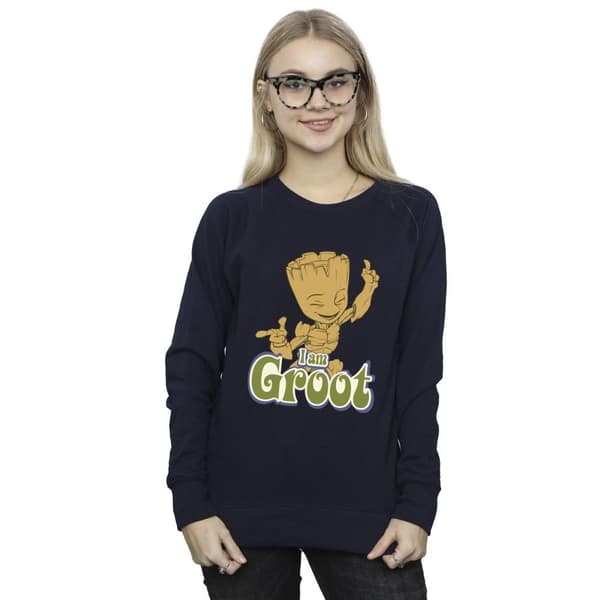 Guardians Of The Galaxy Womens/Ladies Groot Dancing Sweatshirt