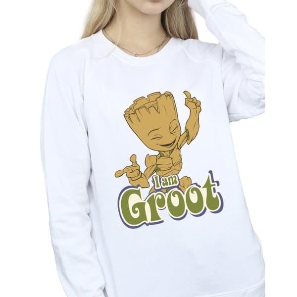 Guardians Of The Galaxy Womens/Ladies Groot Dancing Sweatshirt