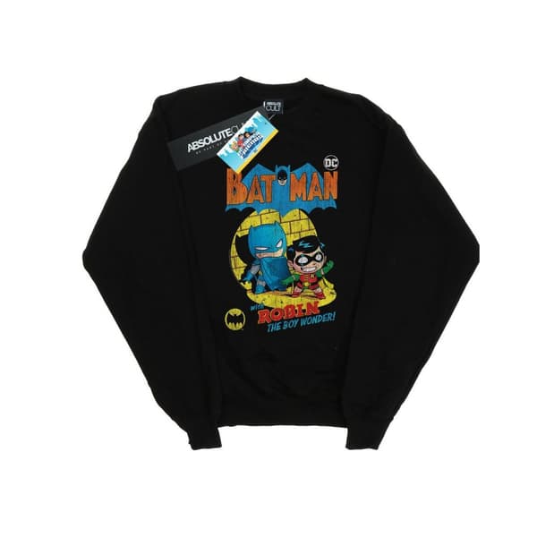 DC Comics Mens Super Friends Batman The Boy Wonder Sweatshirt