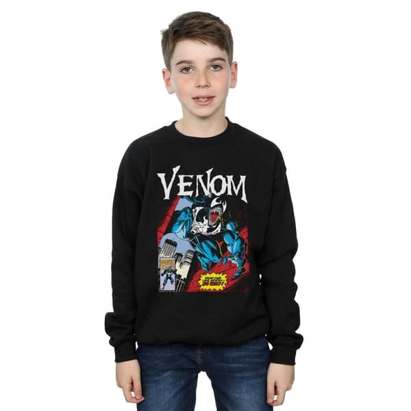 Marvel Pojkar Venom Read Our Lips Sweatshirt
