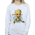 Miniatyrbild 3 av 4: Guardians Of The Galaxy Dam/kvinnor Groot Flowers Sweatshirt