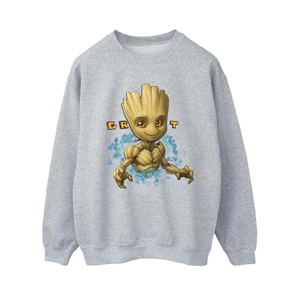 Guardians Of The Galaxy Dam/kvinnor Groot Flowers Sweatshirt