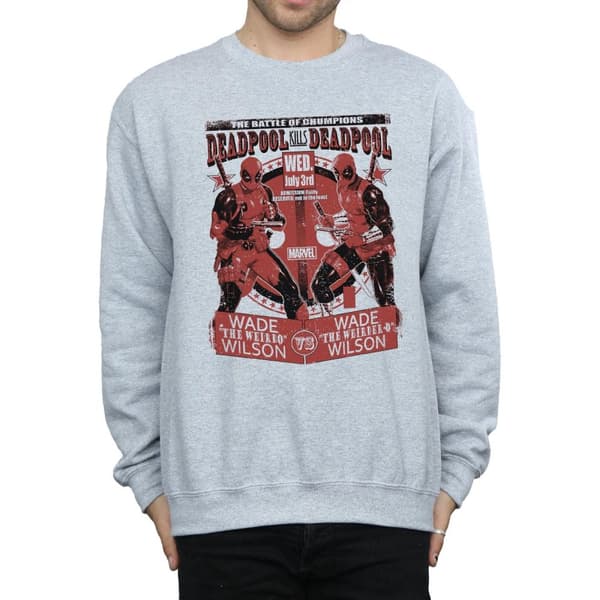 Marvel Mens Deadpool Vs Deadpool Sweatshirt