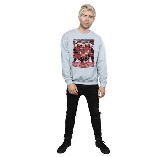 Marvel Mens Deadpool Vs Deadpool Sweatshirt
