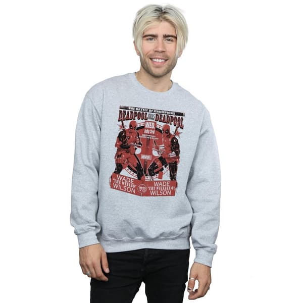 Marvel Mens Deadpool Vs Deadpool Sweatshirt