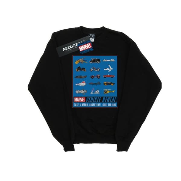 Marvel Boys Vehicle Rentals Colour Sweatshirt
