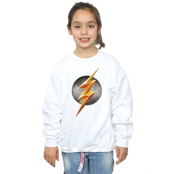 DC Comics Girls Justice League Movie Flash Emblem Sweatshirt