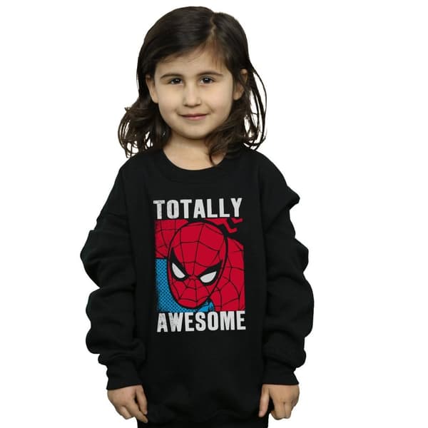 Marvel Girls Spider-Man Totally Awesome Sweatshirt