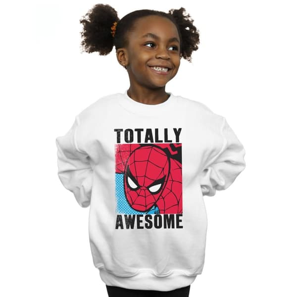 Marvel Girls Spider-Man Totally Awesome Sweatshirt