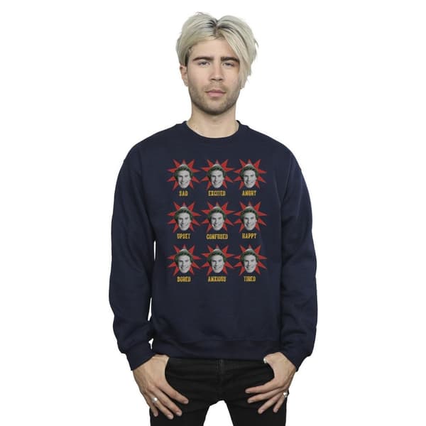 Elf Mens Many Moods Of Buddy - Sweatshirt