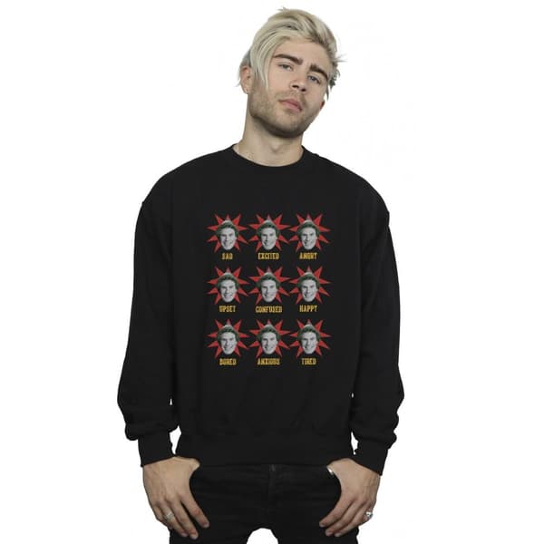 Elf Mens Many Moods Of Buddy Sweatshirt