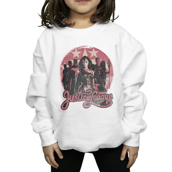 DC Comics Girls Justice League Movie Group Pose Sweatshirt