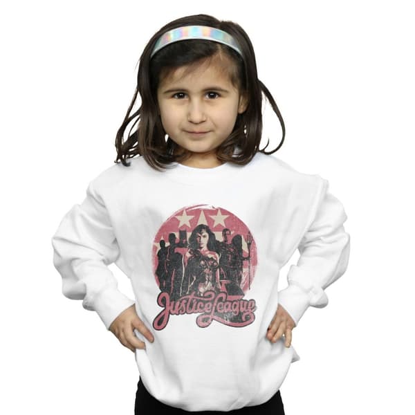 DC Comics Girls Justice League Movie Group Pose Sweatshirt