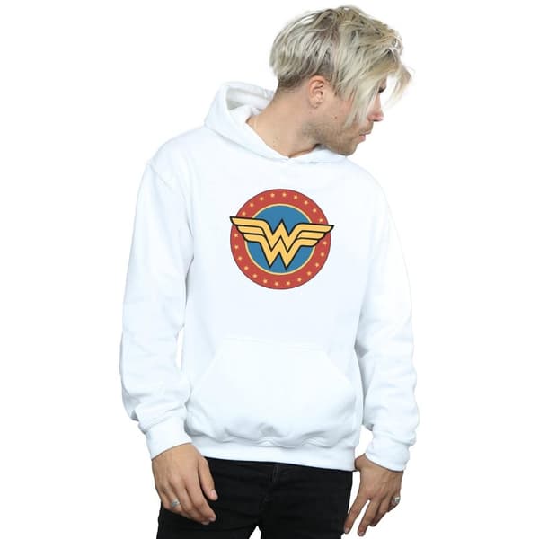 DC Comics Mens Wonder Woman Circle Logo Hoodie