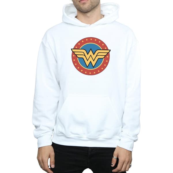 DC Comics Mens Wonder Woman Circle Logo Hoodie
