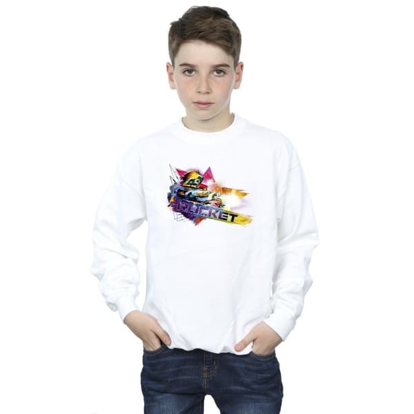 Marvel Boys Guardians Of The Galaxy Abstract Rocket Raccoon Sweatshirt
