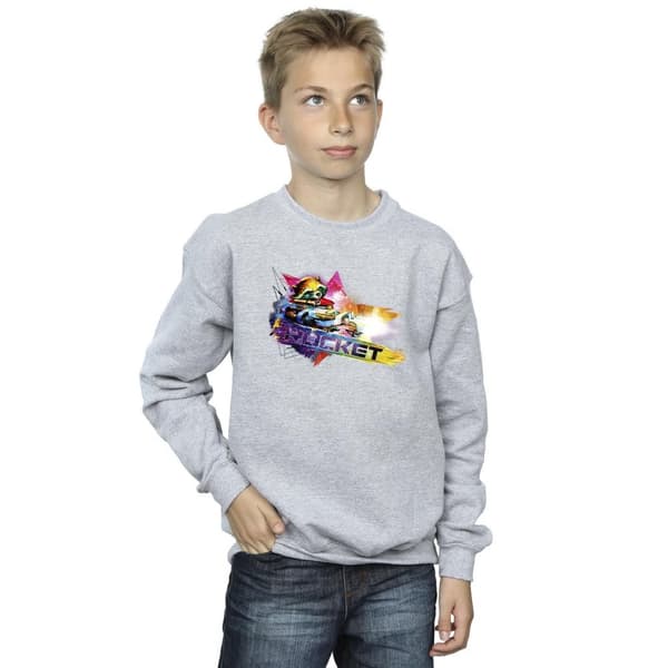 Marvel Boys Guardians Of The Galaxy Abstract Rocket Raccoon Sweatshirt