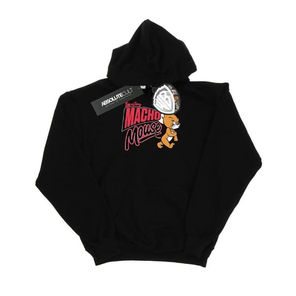 Tom And Jerry Mens Macho Mouse Hoodie