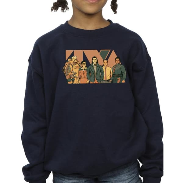 Marvel Girls Loki TVA Group Sweatshirt