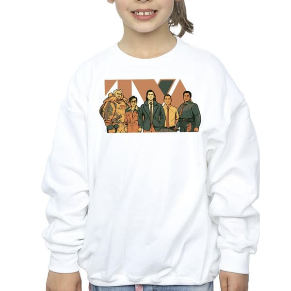 Marvel Girls Loki TVA Group Sweatshirt