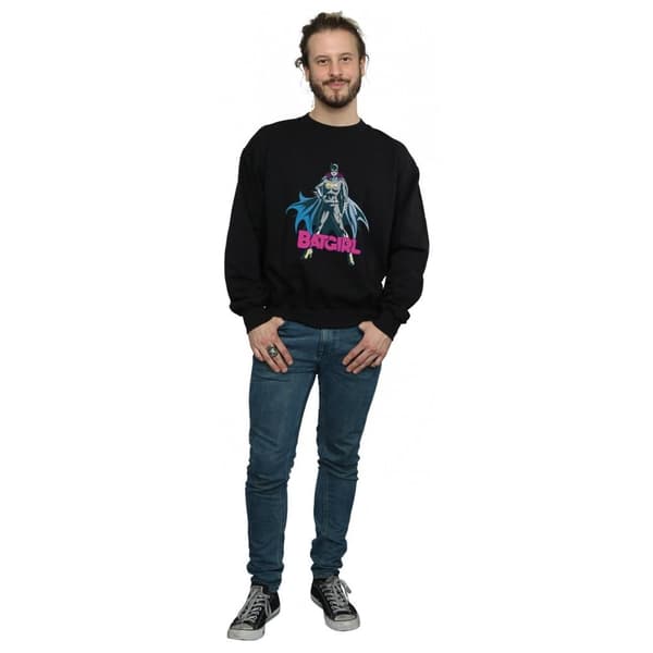 DC Comics Mens Batgirl Pose Sweatshirt