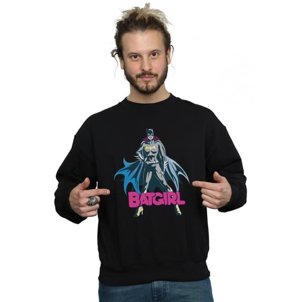 DC Comics Mens Batgirl Pose Sweatshirt