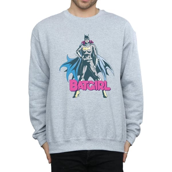 DC Comics Mens Batgirl Pose Sweatshirt