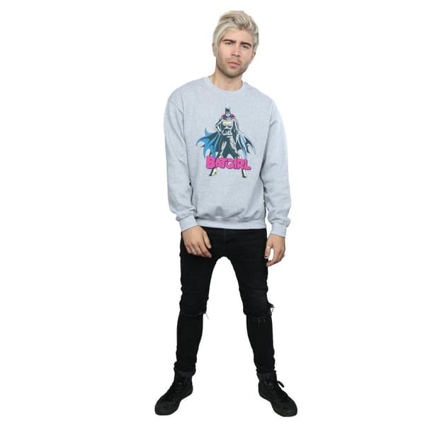 DC Comics Mens Batgirl Pose Sweatshirt