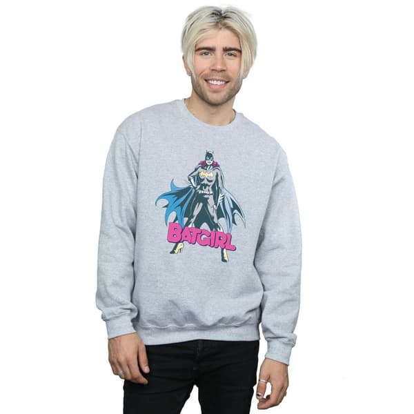 DC Comics Mens Batgirl Pose Sweatshirt