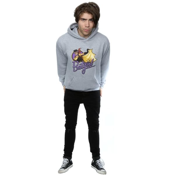 DC Comics Mens DC Bombshells Batgirl Badge Hoodie