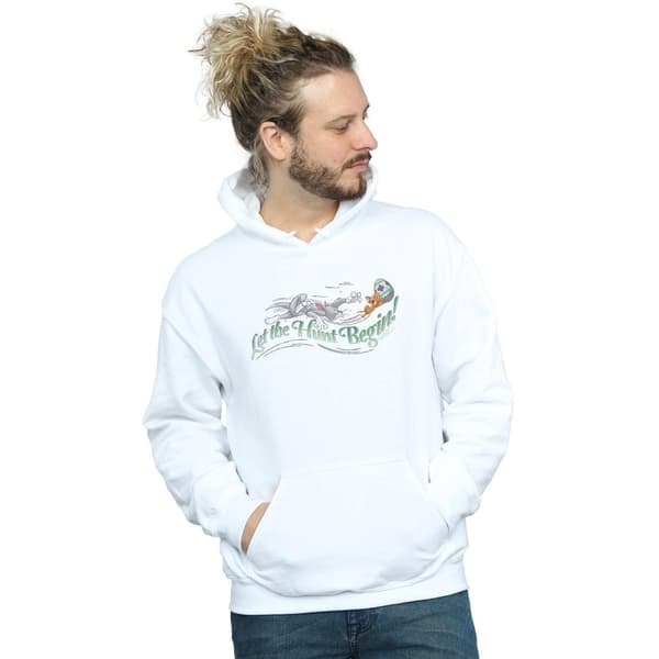 Tom And Jerry Mens Let The Hunt Begin Hoodie