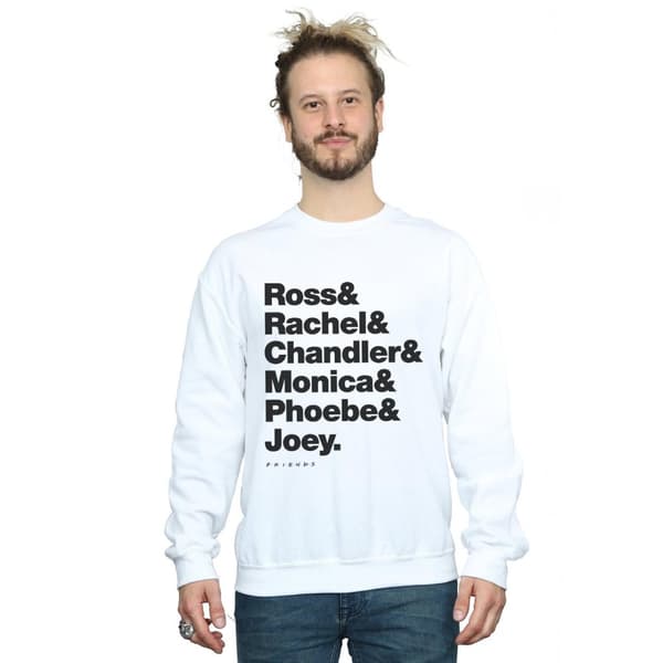 Friends Mens First Names Text Sweatshirt