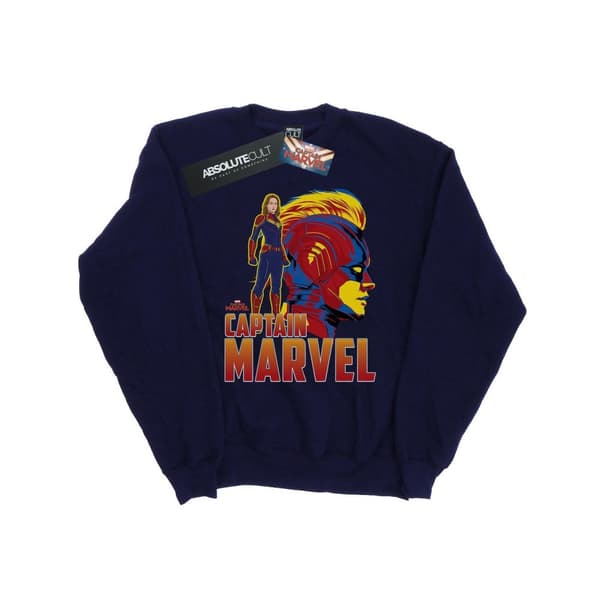 Marvel Sweatshirt med Captain Marvel-karaktär för herrar