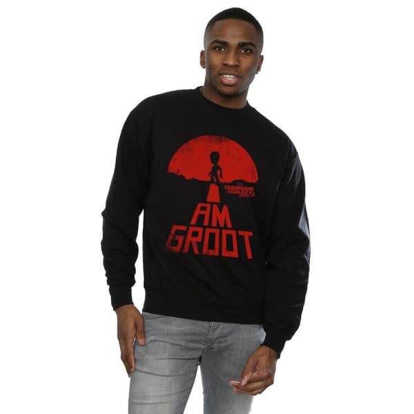 Marvel Guardians Of The Galaxy I Am Groot Röd Sweatshirt