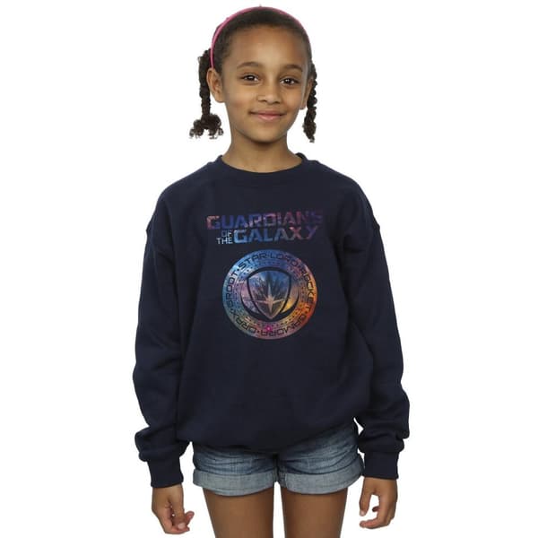 Marvel Guardians Of The Galaxy Stars Fill Logo Sweatshirt för flickor