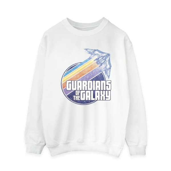Guardians Of The Galaxy Womens/Ladies Badge Rocket Sweatshirt