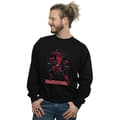 Miniatyrbild 2 av 3: Marvel Mens Deadpool Gun Sword Burst Sweatshirt