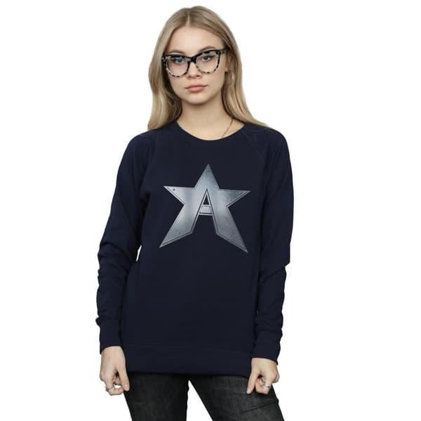 Marvel Womens/Ladies The Falcon And The Winter Soldier A Star Sweatshirt