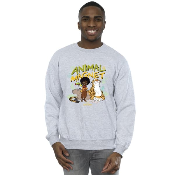 Disney Mens Encanto Animal Magnet Sweatshirt