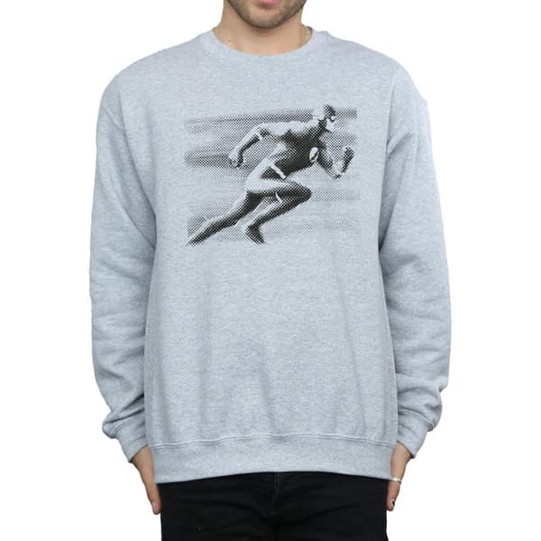 DC Comics Mens The Flash Spot Racer Sweatshirt
