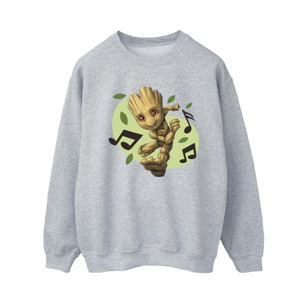 Marvel Guardians Of The Galaxy Groot - Sweatshirt med musiknoter - dam/dam