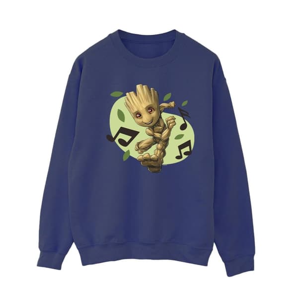 Marvel Guardians Of The Galaxy Groot - Sweatshirt med musiknoter - dam/dam