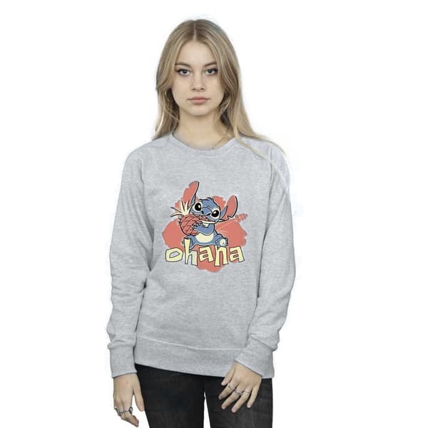 Disney Womens/Ladies Lilo And Stitch Ohana Pineapple Sweatshirt