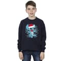 Miniatyrbild 3 av 4: Disney Pojkar Lilo And Stitch Julbelysning Sketch Sweatshirt