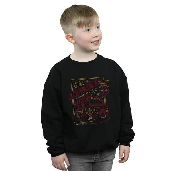 Marvel Boys Deadpool The Despicable Food Truck Sweatshirt