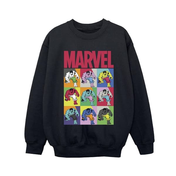 Marvel Boys Hulk Pop Art Sweatshirt