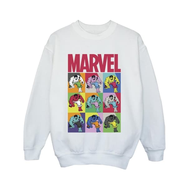 Marvel Boys Hulk Pop Art Sweatshirt