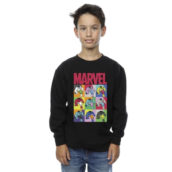 Marvel Boys Hulk Pop Art Sweatshirt