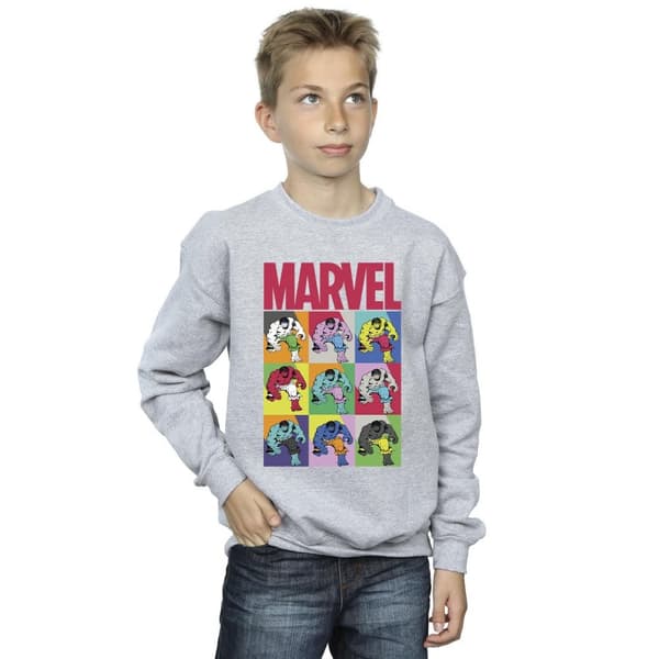Marvel Boys Hulk Pop Art Sweatshirt
